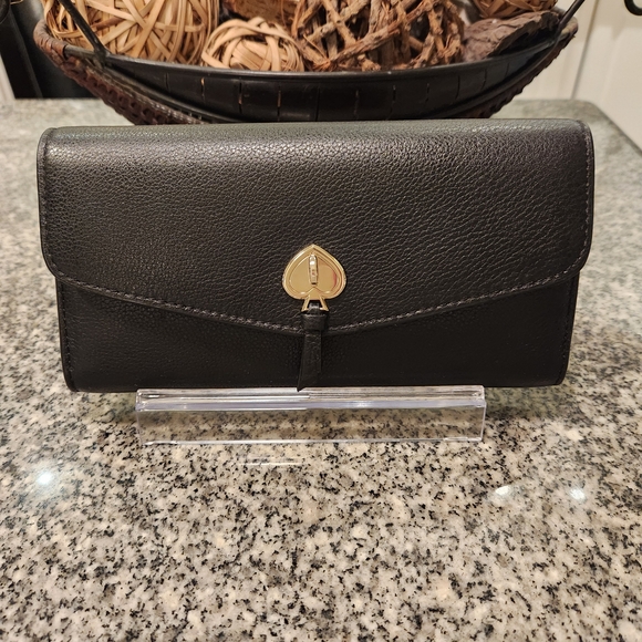 kate spade Handbags - Kate Spade Marti Large Slim Flap Wallet